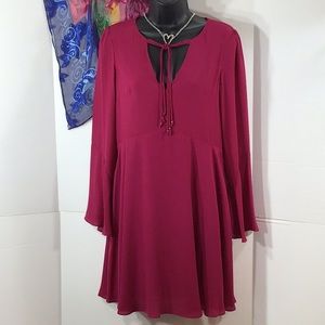 Sam Edelman fuschia boho dress 4